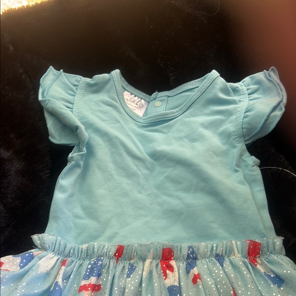 Adorable, sweet wink 12 month romper/dress retails for $48 new with tags